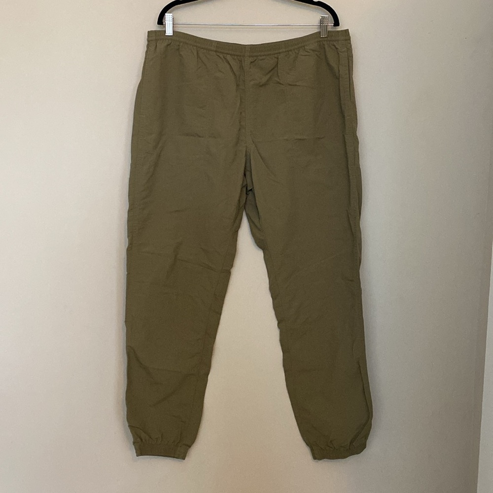 Patagonia Baggies Khaki Drawstring Elastic Cuff Pants Men size XL